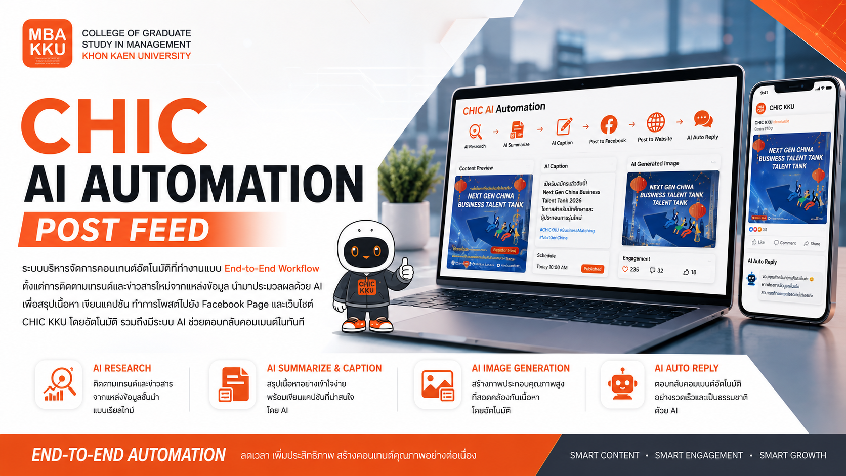 CHIC AI Automation Post Feed